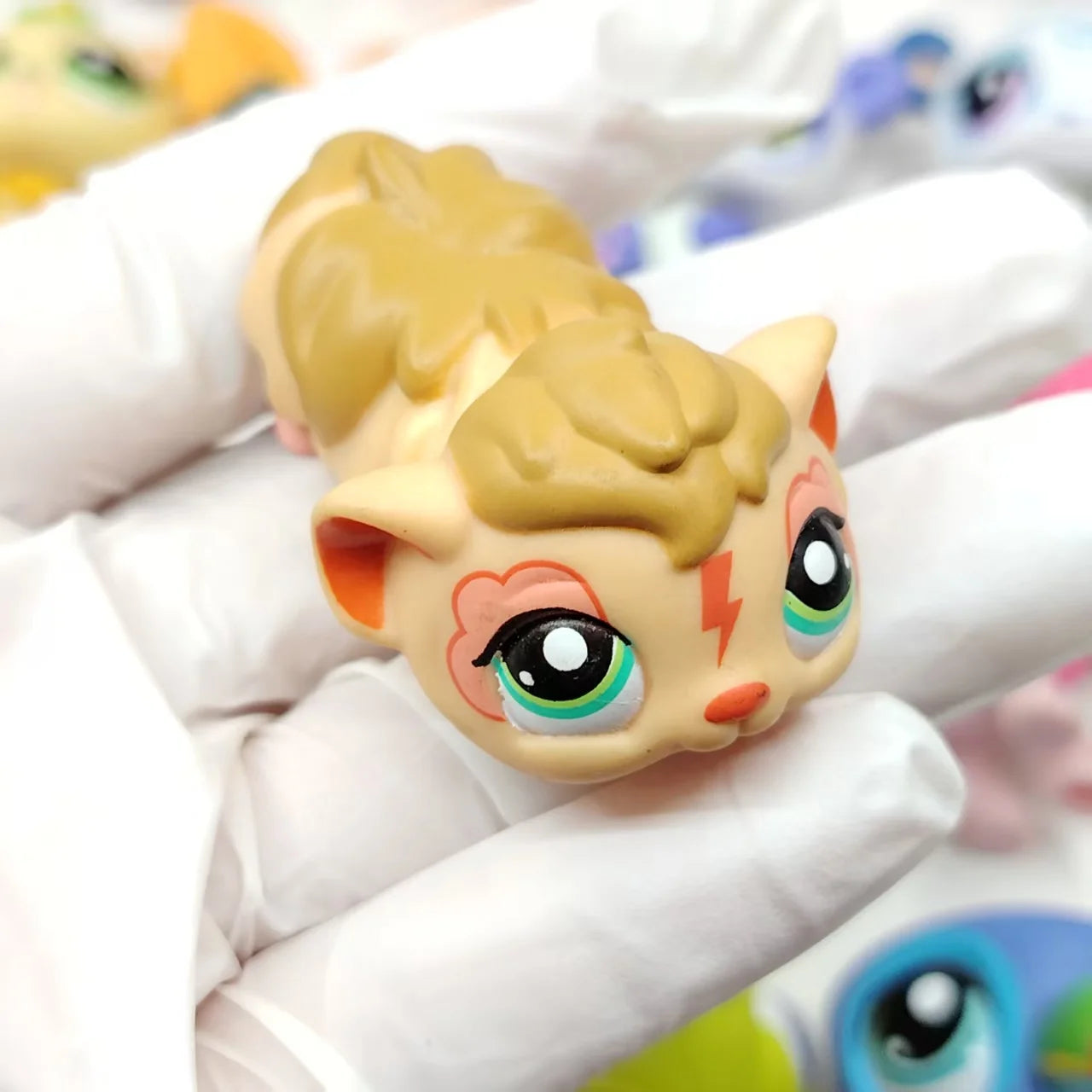 NEW LPS Pet Toys Cute Animal Can Shake Head Kitten Series 4 Original Collection Toys for Girls Christmas Birthday Gift