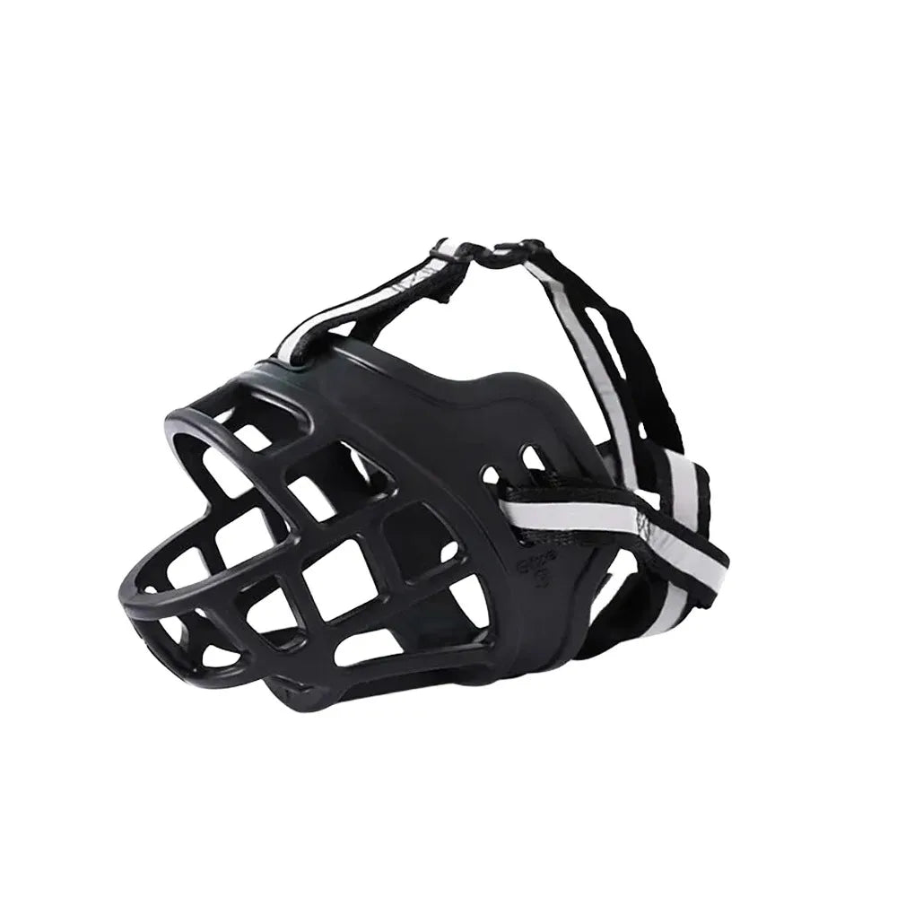 Soft Silicone Pet Dog Muzzle Anti-biting Chewing Mask Breathable Basket Dog Muzzle Durable Strong Mask Muzzle Pet Dog Supplies