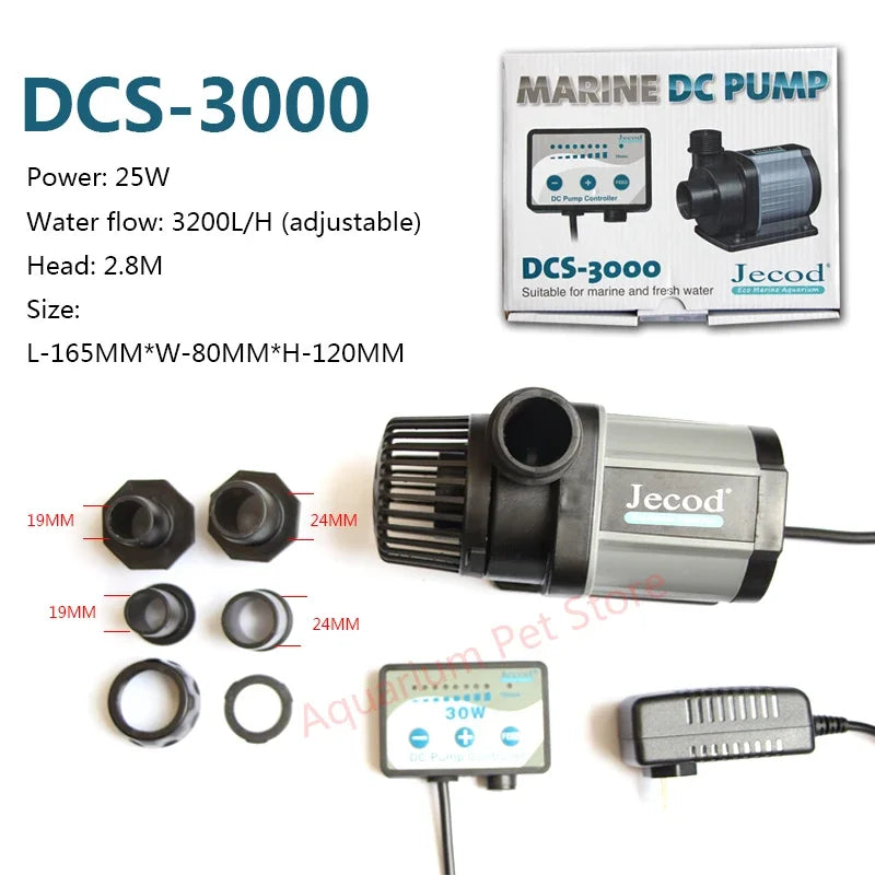 Jebao 110-240V Aquarium Supplies Dcs-2000 Submersible Water Pump Fish Tank Circulating Pump 220v Aquatic Pet Products Home
