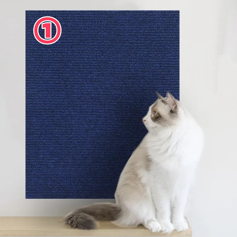 Anti Cat Scratch Sofa Cat Crawling Mat Sofa Protection Grinding Climbing Frame Self-adhesive Carpet Cats Scratch Board Cat Toys