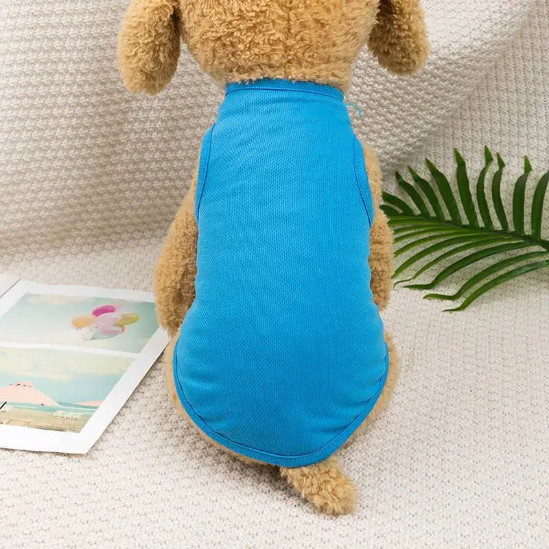 XS-XXL Summer Dog Clothes For Small Dogs Chihuahua Cute Summer Puppy T-Shirt Spring Vests For Dogs Cats Pet Products