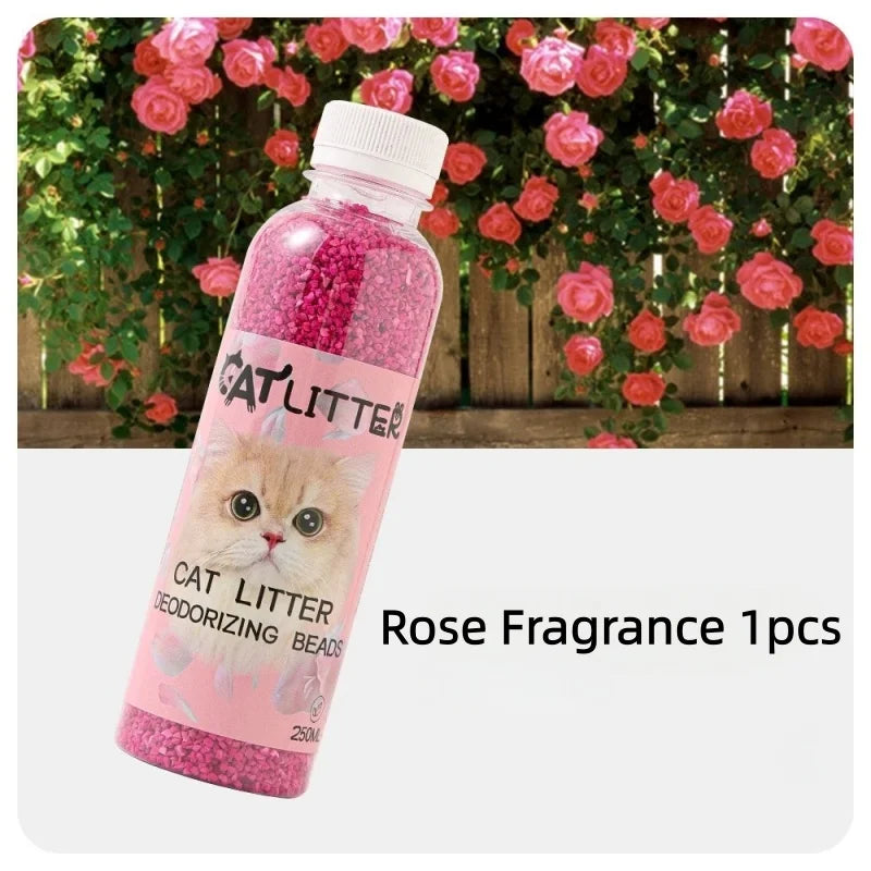 Cat Litter Deodorizing Beads Toilet Granules Litter Box Long Lasting Freshness Air Purification Deodorizer Pet Cleaning Products