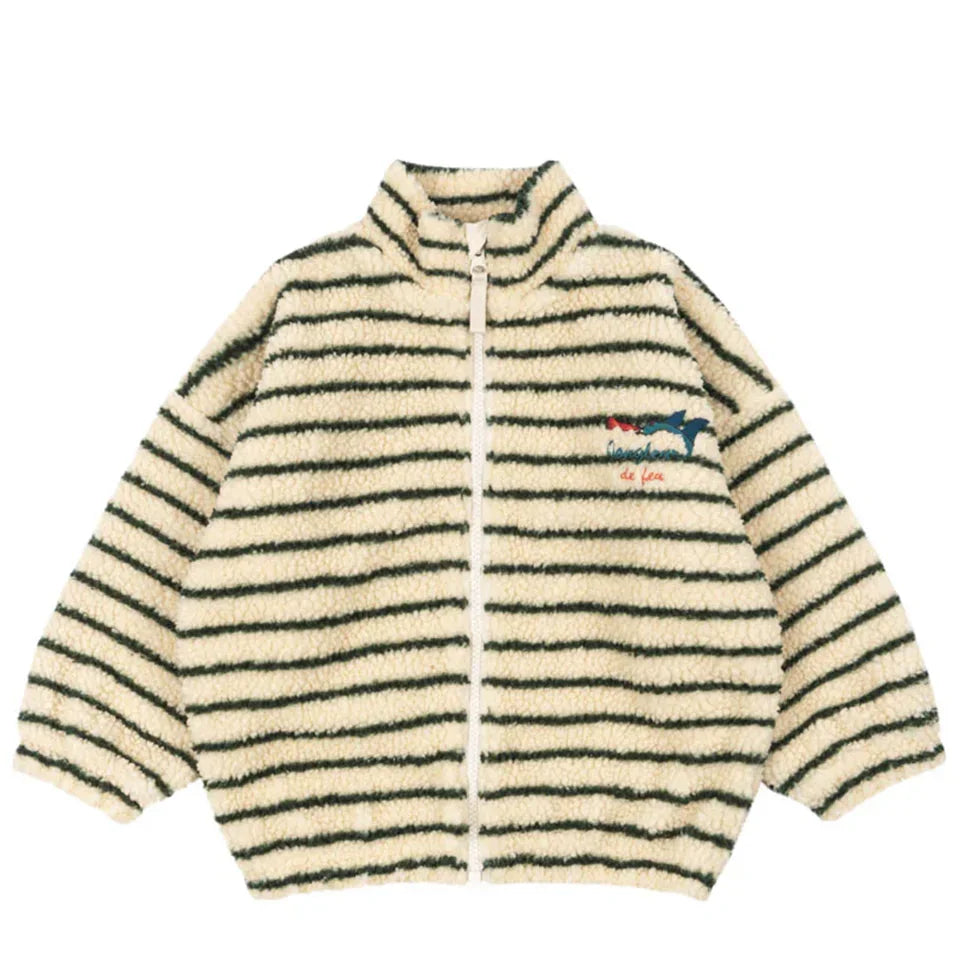 2025 Autumn KS Toddler Girls Lambswool Cats Jacket Boys Cartoon Cotton Fleece Outwear Coat Kid Winter Clothes Child Beetle Coats