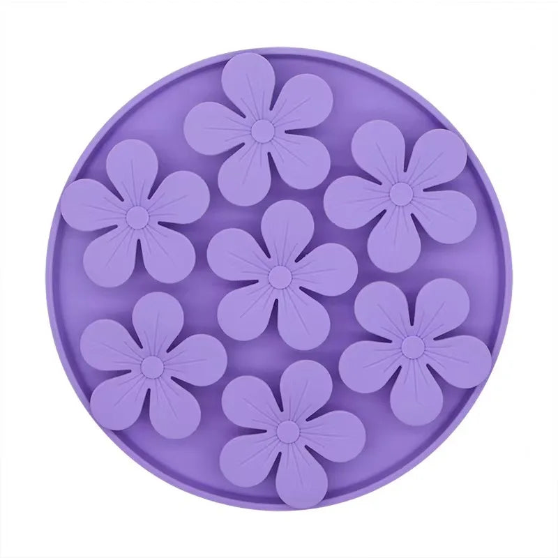 Pet Products Mat For Dogs Cats Slow Food Bowls With Suction Cup Feeding Food Silicone Lick Pad Dog Slow Feeders Treat Dispensing