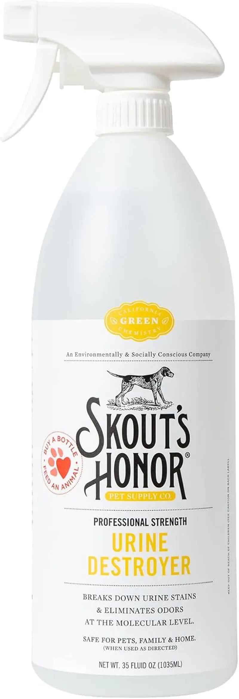 Skout's Honor Dog Urine Destroyer Carpet Cleaner 35oz Pro Strength