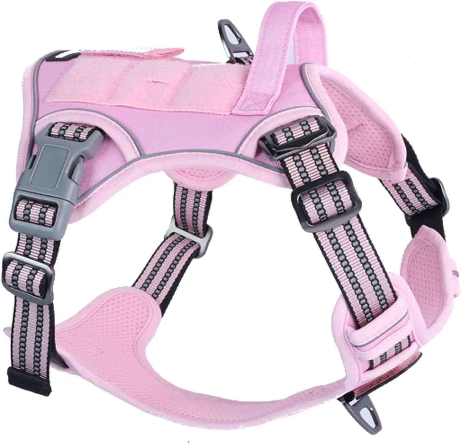 Tactical No-Pull Dog Harness with Handle – Reflective Training Vest