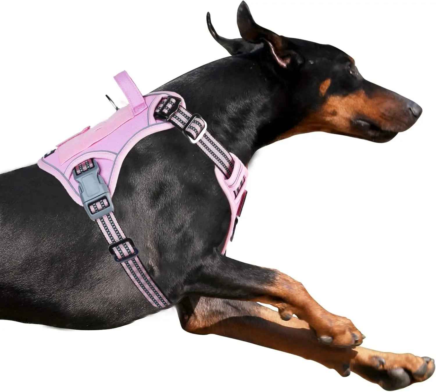 Tactical No-Pull Dog Harness with Handle – Reflective Training Vest