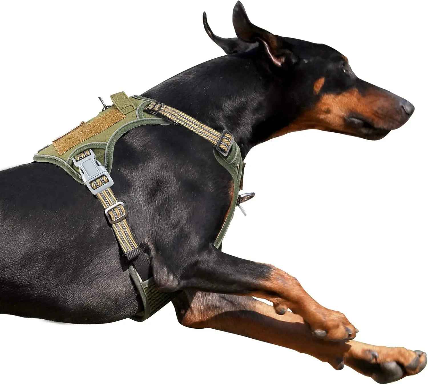 Tactical No-Pull Dog Harness with Handle – Reflective Training Vest