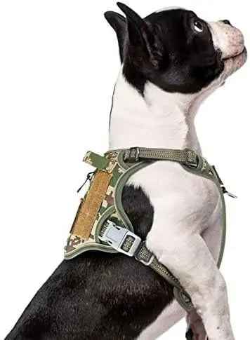 Tactical No-Pull Dog Harness with Handle – Reflective Training Vest