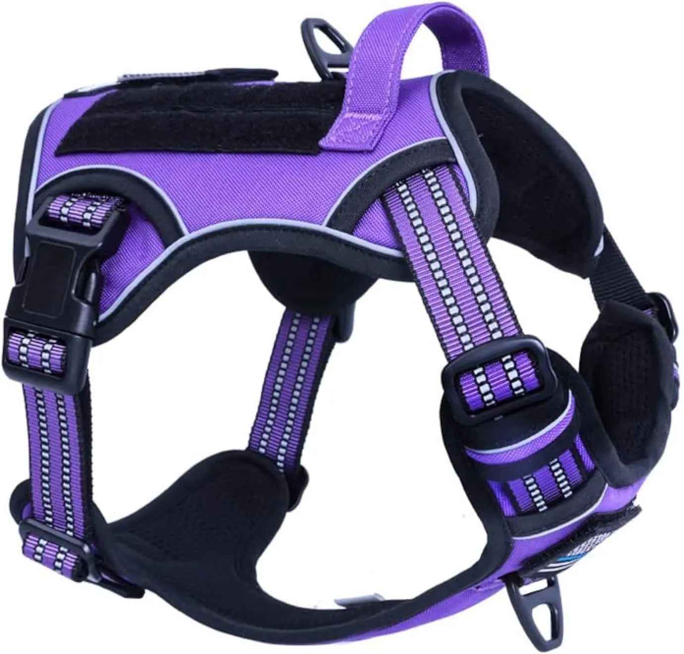 Tactical No-Pull Dog Harness with Handle – Reflective Training Vest