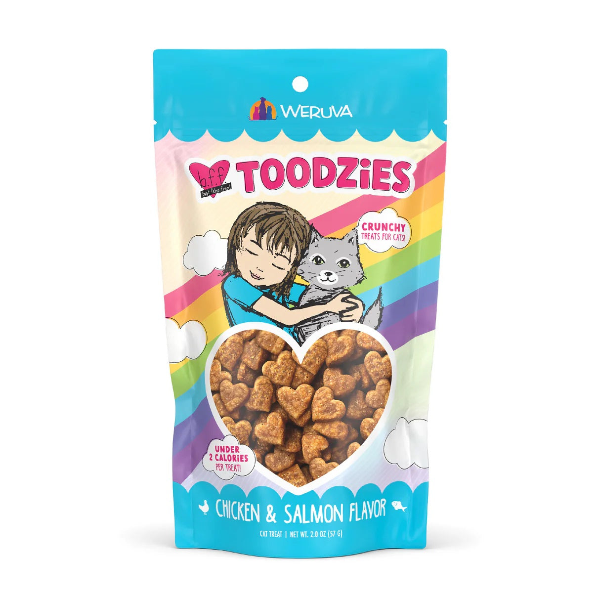 Chicken & Salmon Flavor Crunchy Cat Treats