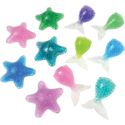 Us Toy 4587 Squashy Mermaid Tails & Starfish Toy