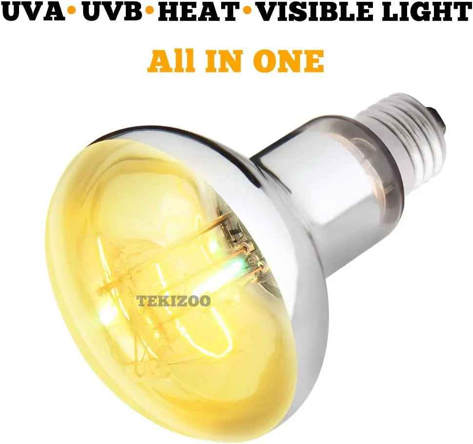 UVA UVB Reptile Basking Heat Lamp Bulb 80W 125W 160W