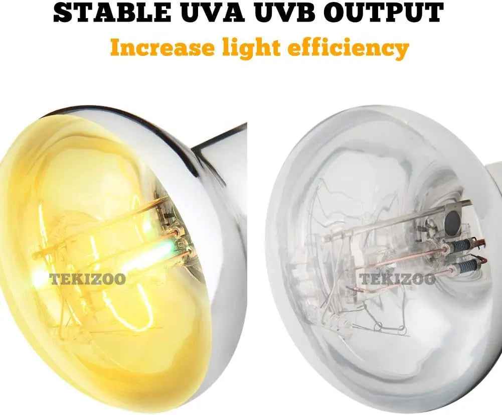 UVA UVB Reptile Basking Heat Lamp Bulb 80W 125W 160W