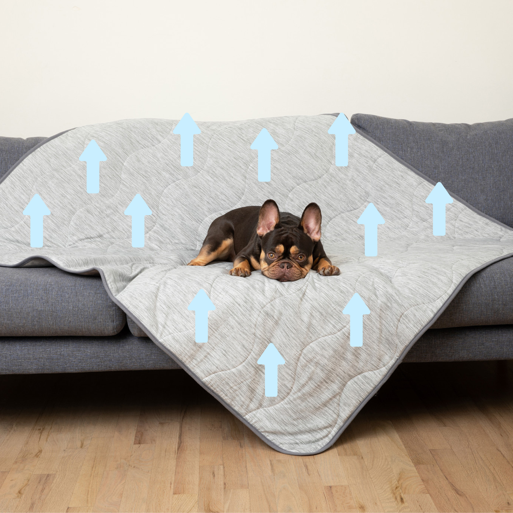 PupChill Cooling Waterproof Blanket - Arctic Grey