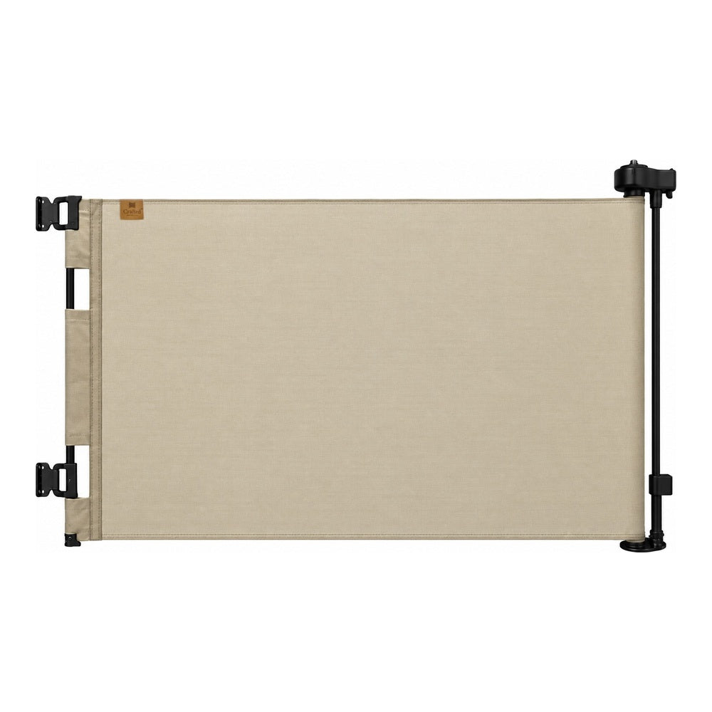 Oil Waxed Canvas Pet Safety Gate – Durable, Waterproof, Vintage-Inspired