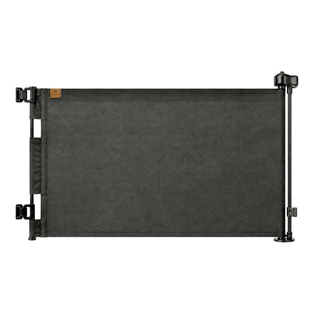 Oil Waxed Canvas Pet Safety Gate – Durable, Waterproof, Vintage-Inspired