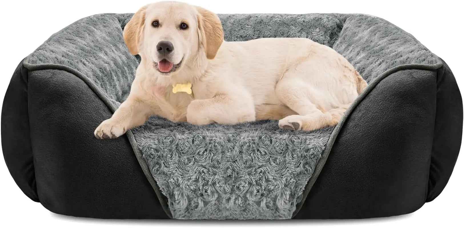 Washable Orthopedic Dog Bed – Calming Sofa for Small to Large Dogs
