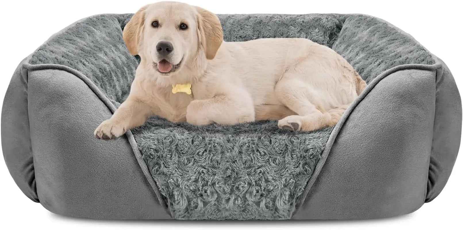 Washable Orthopedic Dog Bed – Calming Sofa for Small to Large Dogs