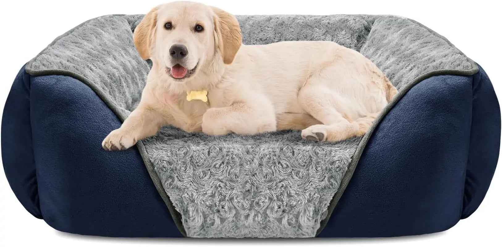 Washable Orthopedic Dog Bed – Calming Sofa for Small to Large Dogs