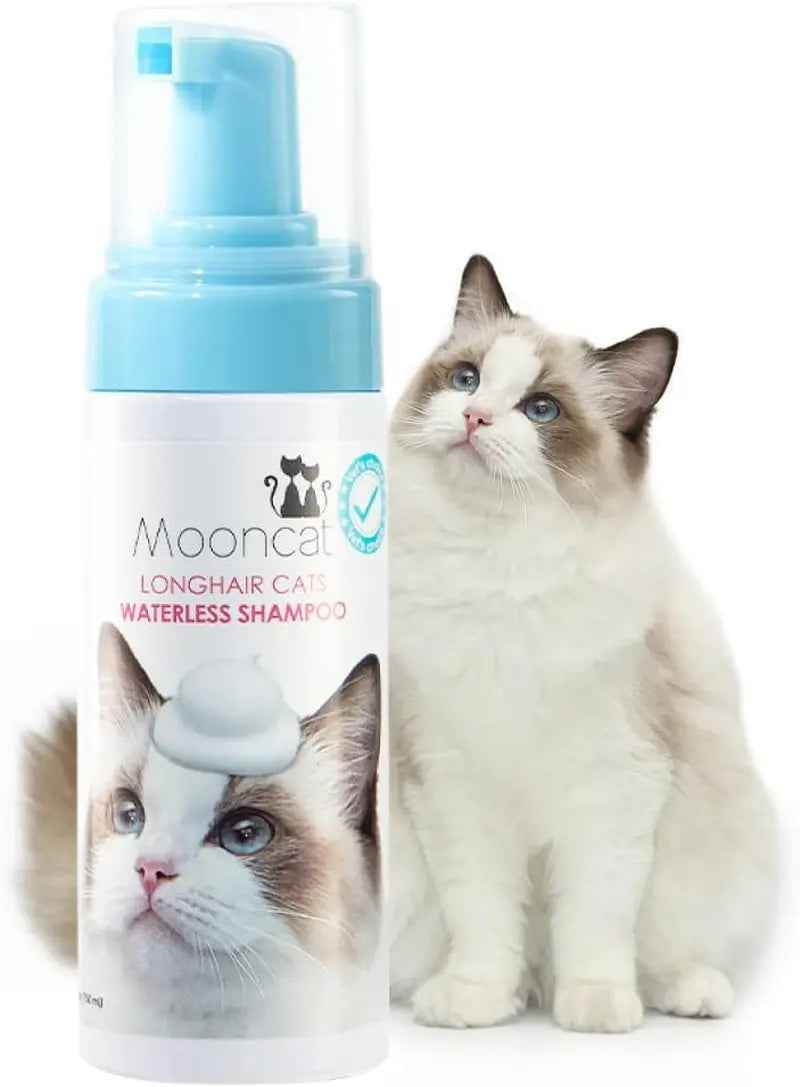 Waterless No-Rinse Cat Shampoo Foam & Brush Kit 5oz