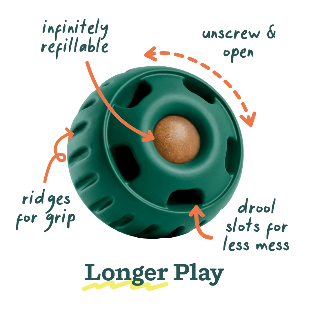 Woof Dog Pupsicle Green Large Dog Toy