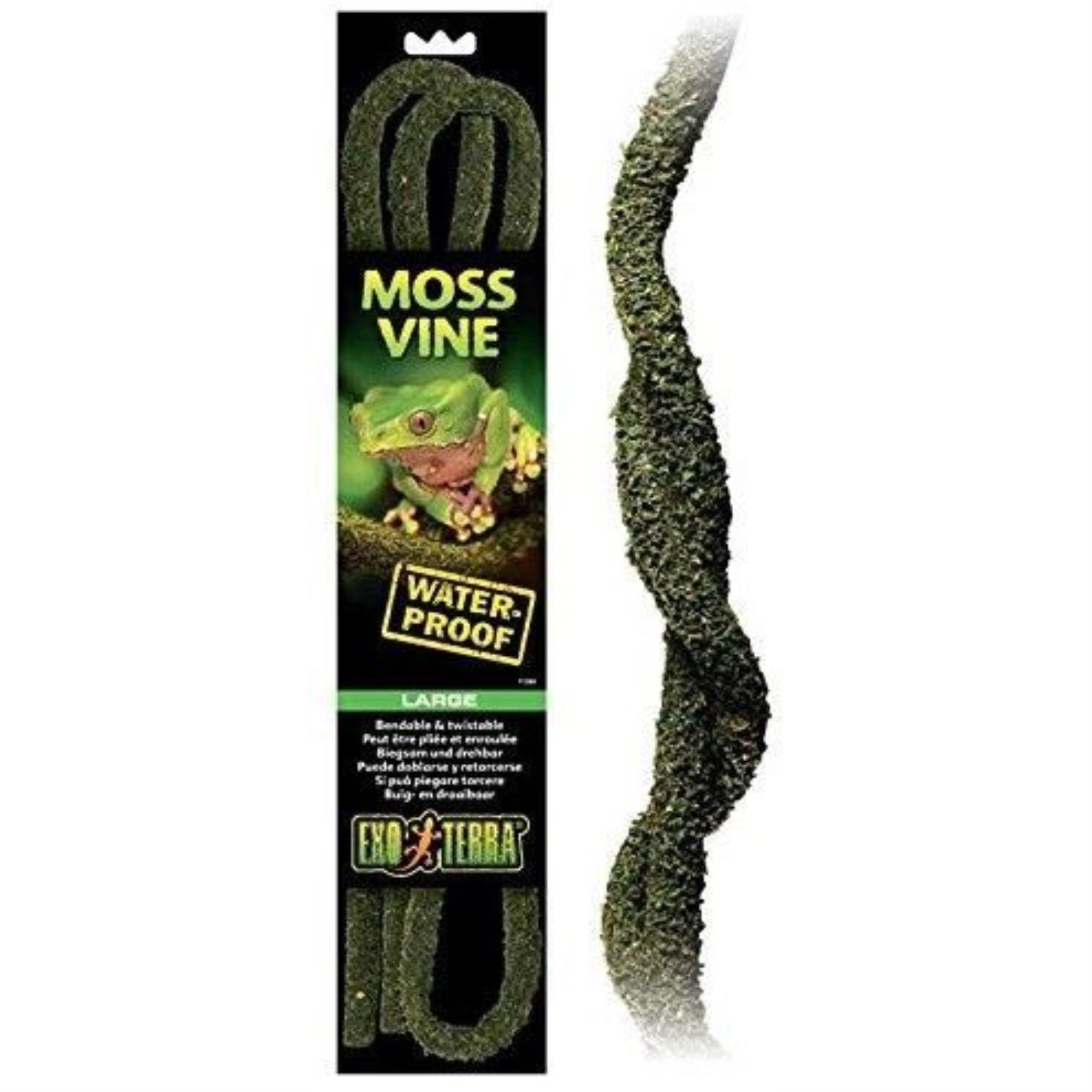 Exo Terra Bendable Moss Vine, Reptile Terrarium Decoration, Large