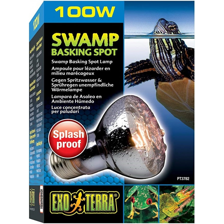 (2 Pack) Exo Terra Swamp Glo Basking Spot Lamp, 100 Watt