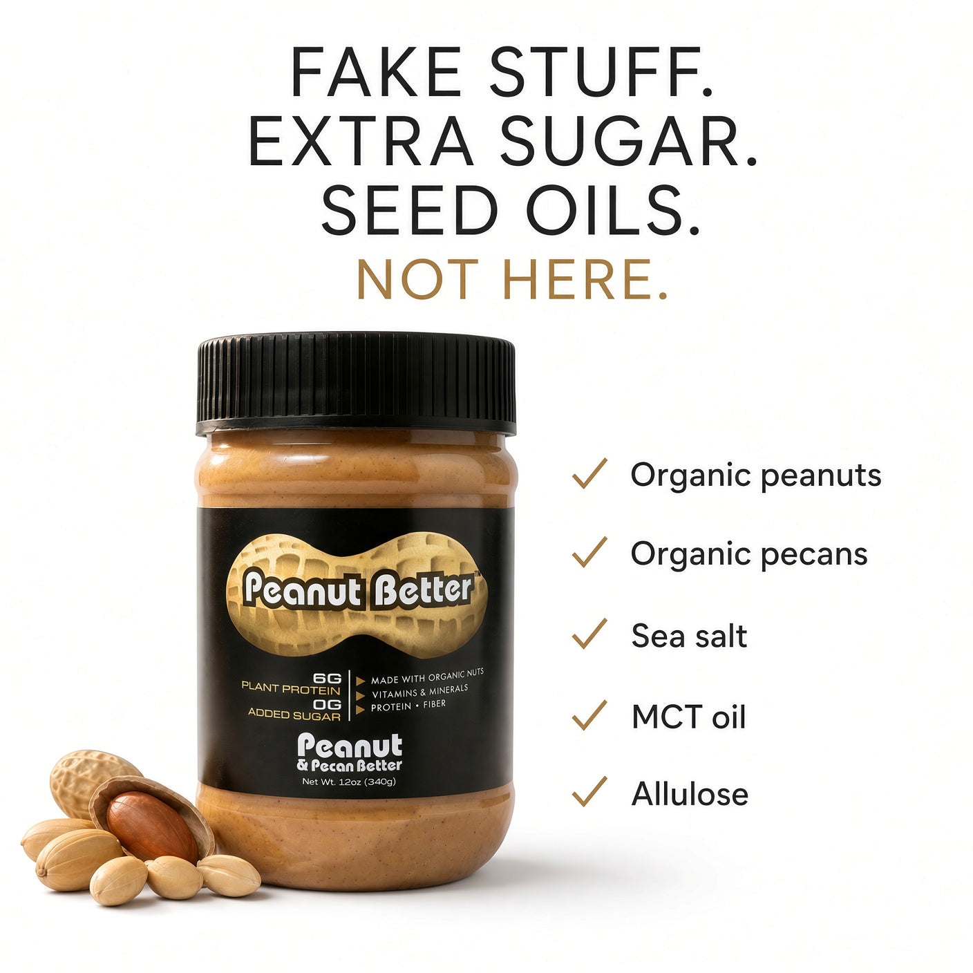Peanut Better Two 12oz Jar Gift Set