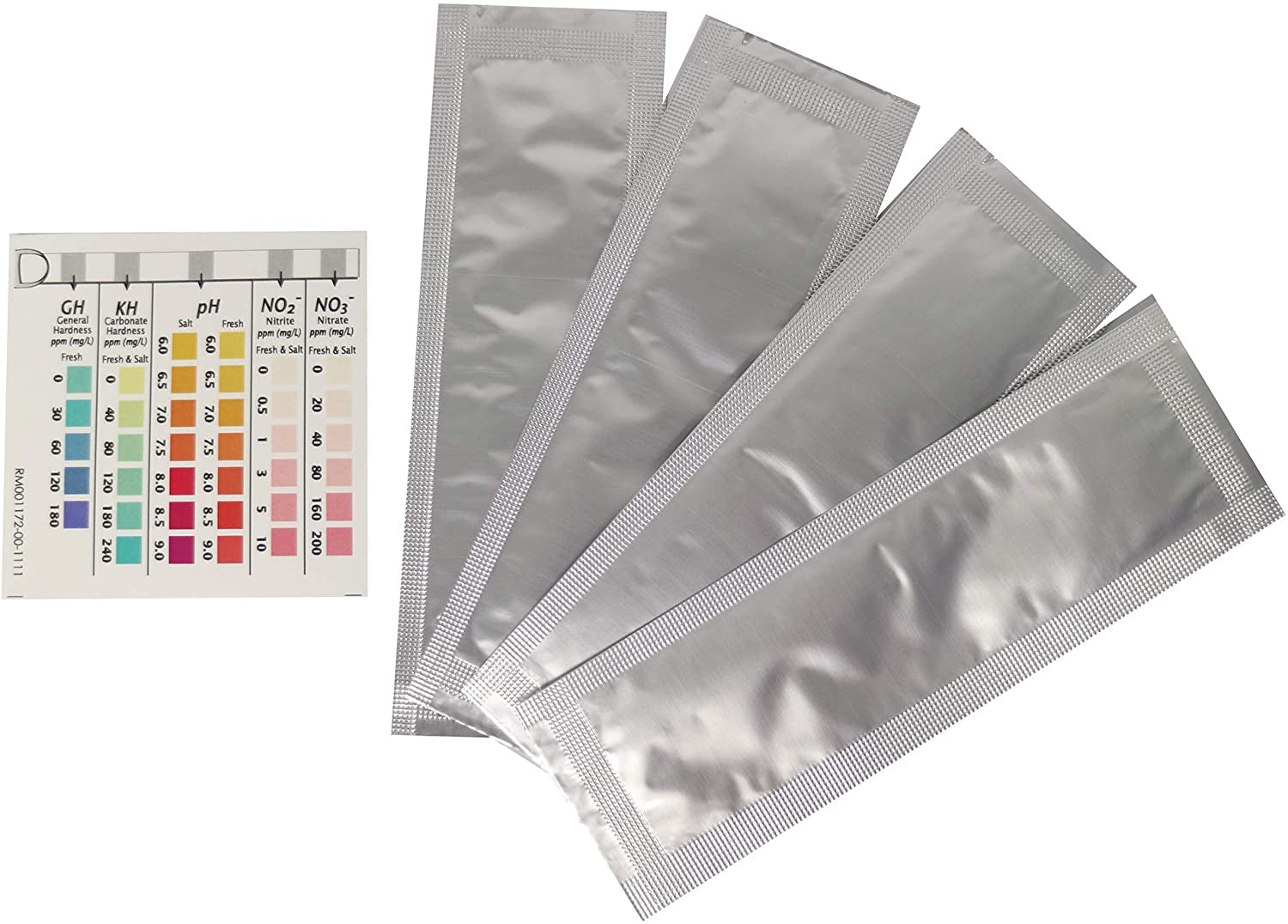 Api 5-In-1 Test Strips Freshwater And Saltwater Aquarium Test Strips 4-Count Box