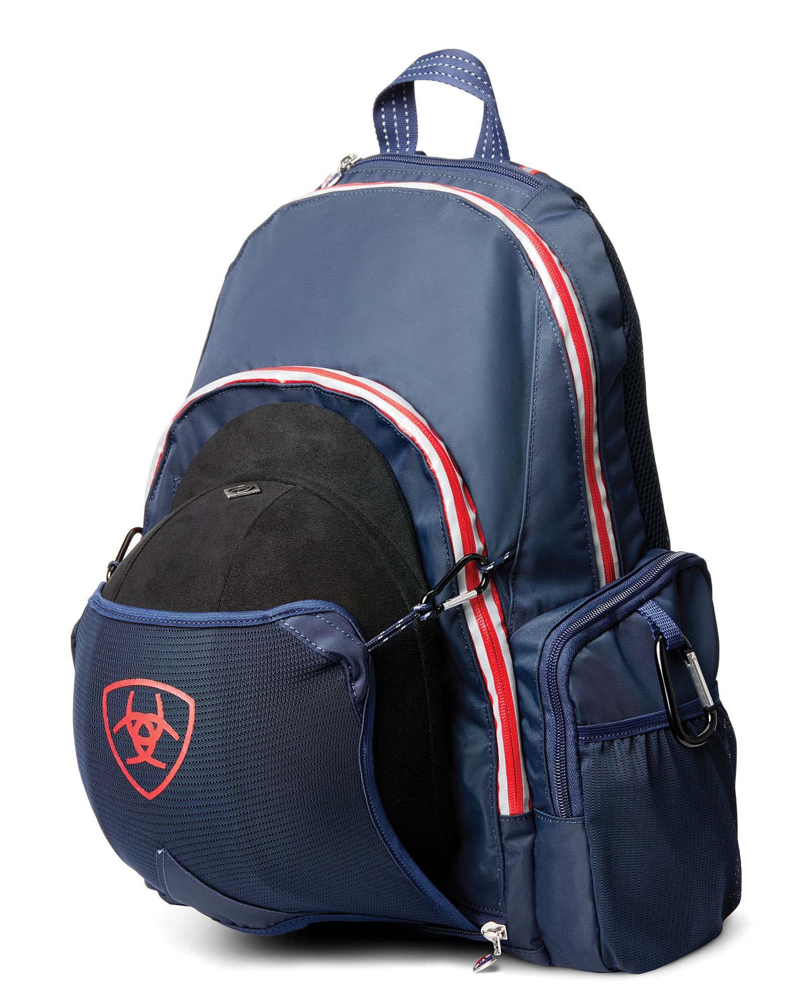 Ariat Ring Riding Backpack  Equestrian Backpack with Helmet Sling, Spur Ring & Crop Holder