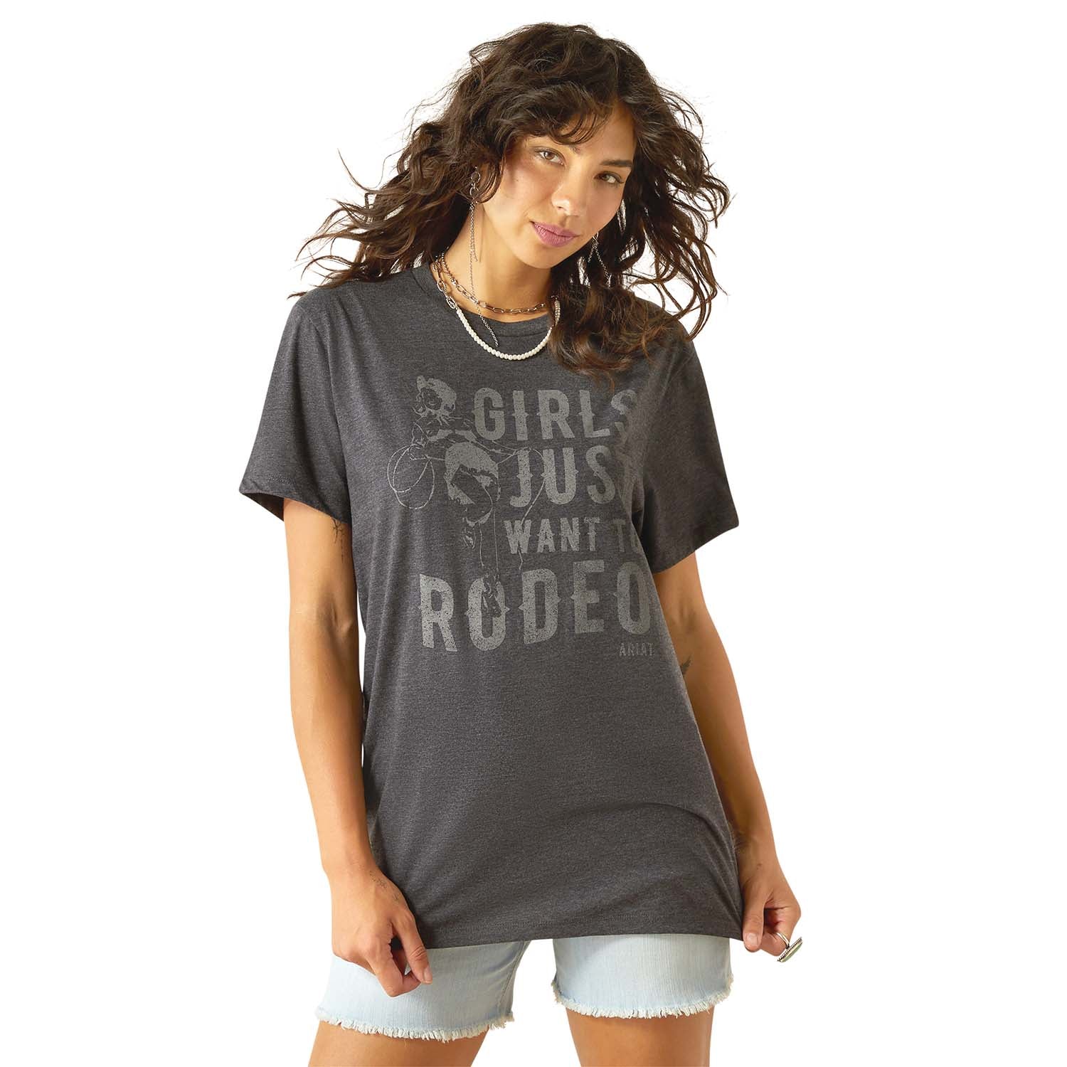 Ariat Women's Western Rodeo Girls Shirt