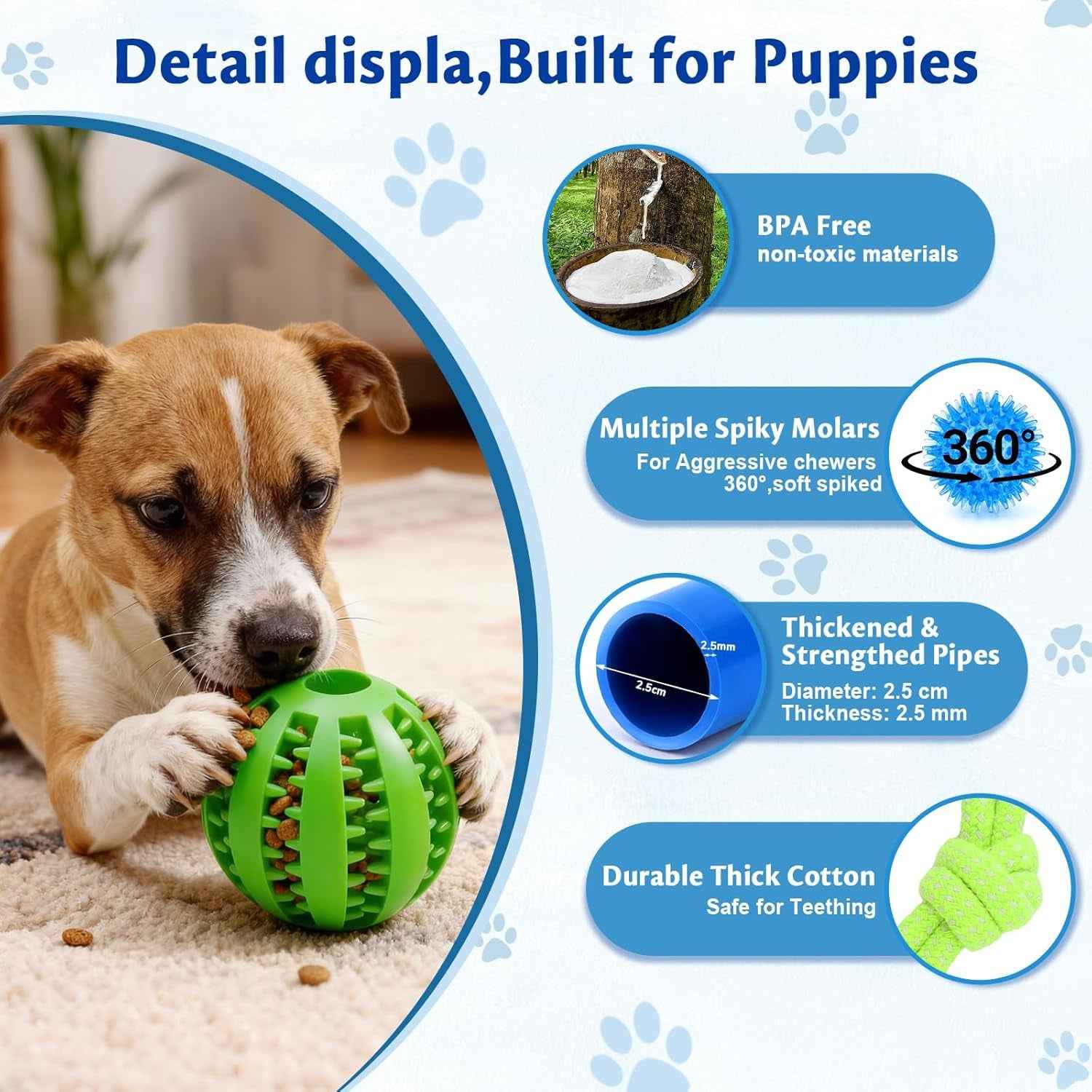 Interactive Puppy Play Gym – 16 Toys for Teething & Enrichment