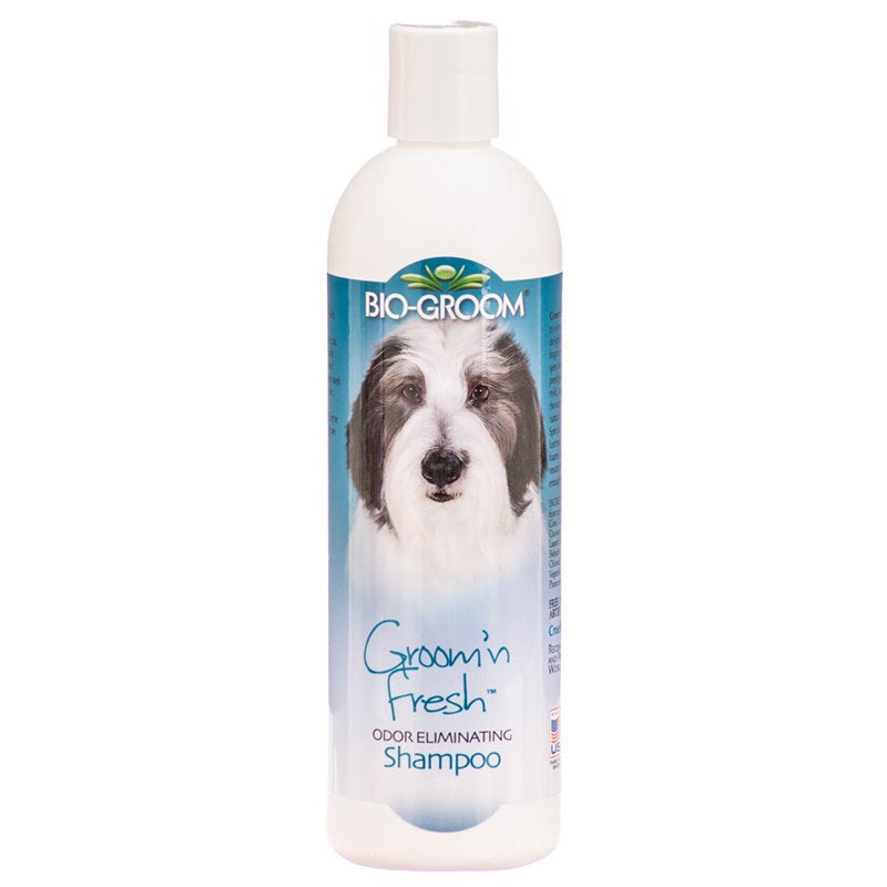 Bio-Groom Groom'N Fresh Dog Shampoo – Odor Eliminating, Dog Bathing Supplies, Puppy Wash, Cat & Dog Grooming Supplies, Cruelty-Free, Made In Usa, Dog Products – 12 Fl Oz 1-Pack