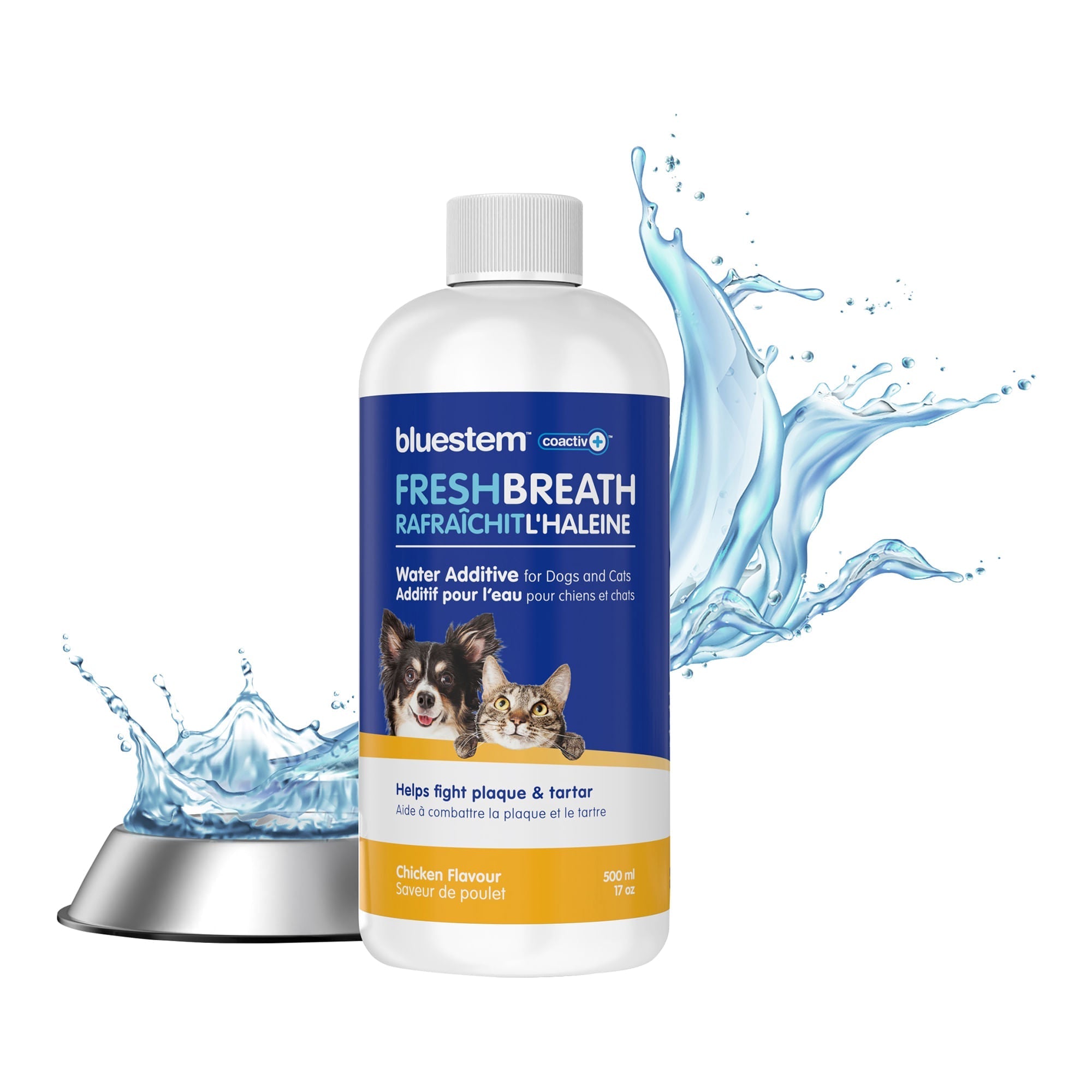 bluestem Fresh Breath Plaque & Tartar Control Water Additive for Dogs & Cats