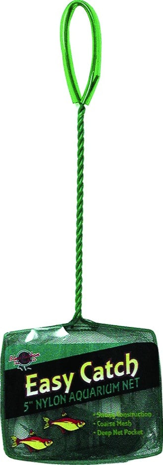 Blue Ribbon Pet Products Ablec5C Easy Catch Fish Net, 5-Inch, Coarse Green