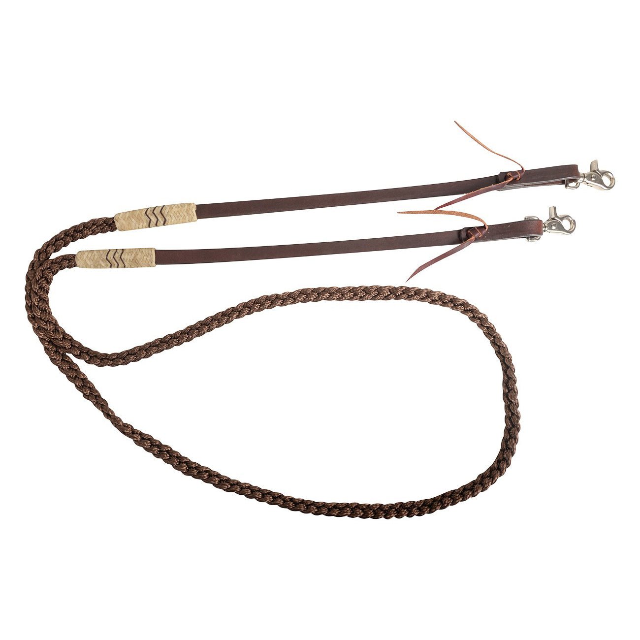 Cashel Flat Braid Leather Rein