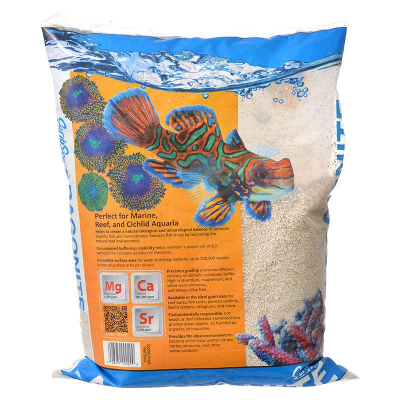 Carib Sea Acs00020 Aragonite Reef Sand For Aquarium, 15-Pound