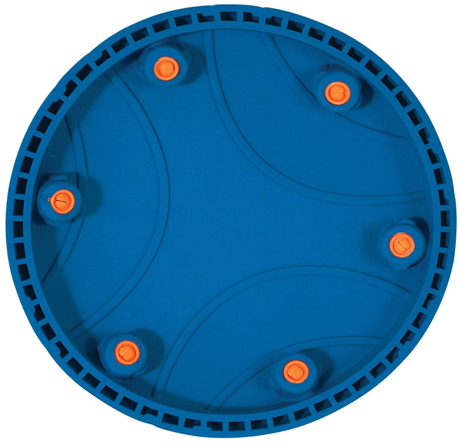 Chuckit! Whistle Flight Outdoor Dog Toy, Orange And Blue