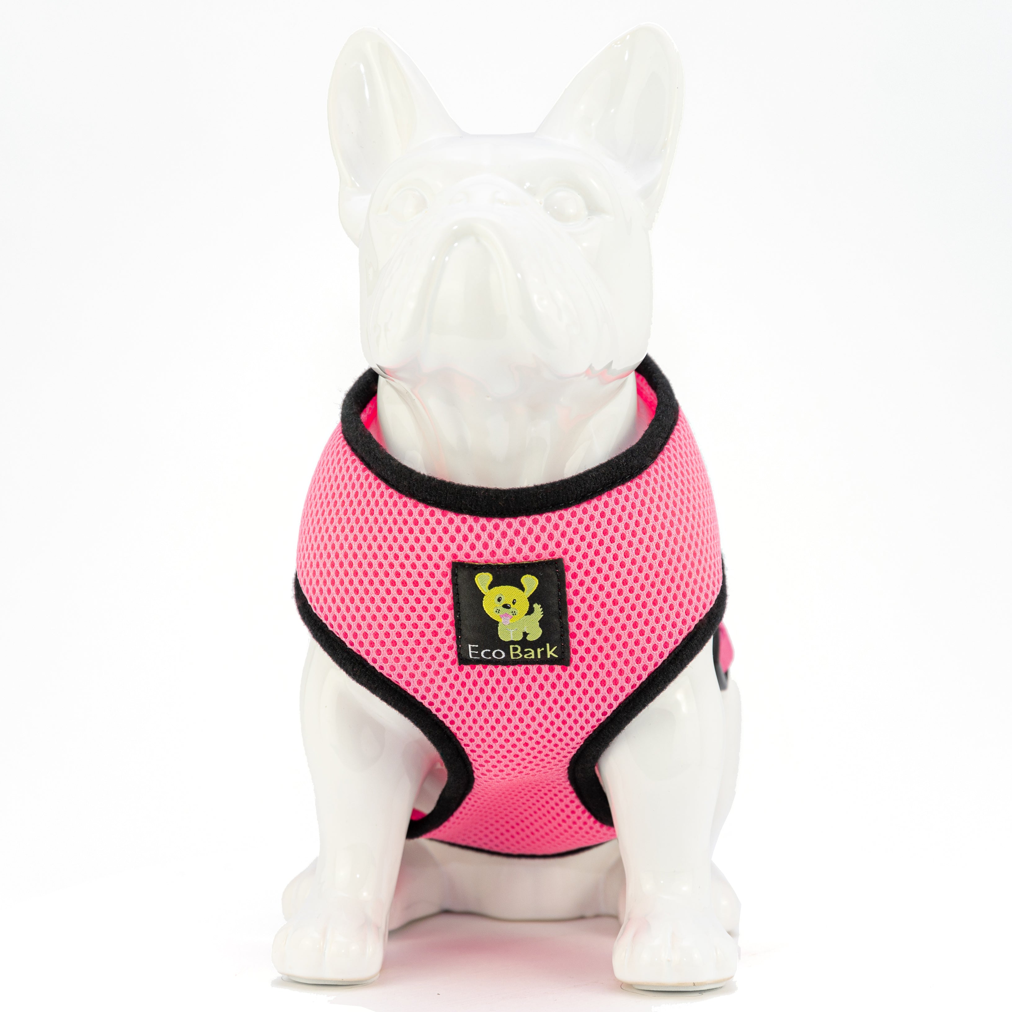 EcoBark Bubblegum Pink Dog Harness - Over-the-Head Dog Vest Halter for Small to Medium Dogs and Puppies