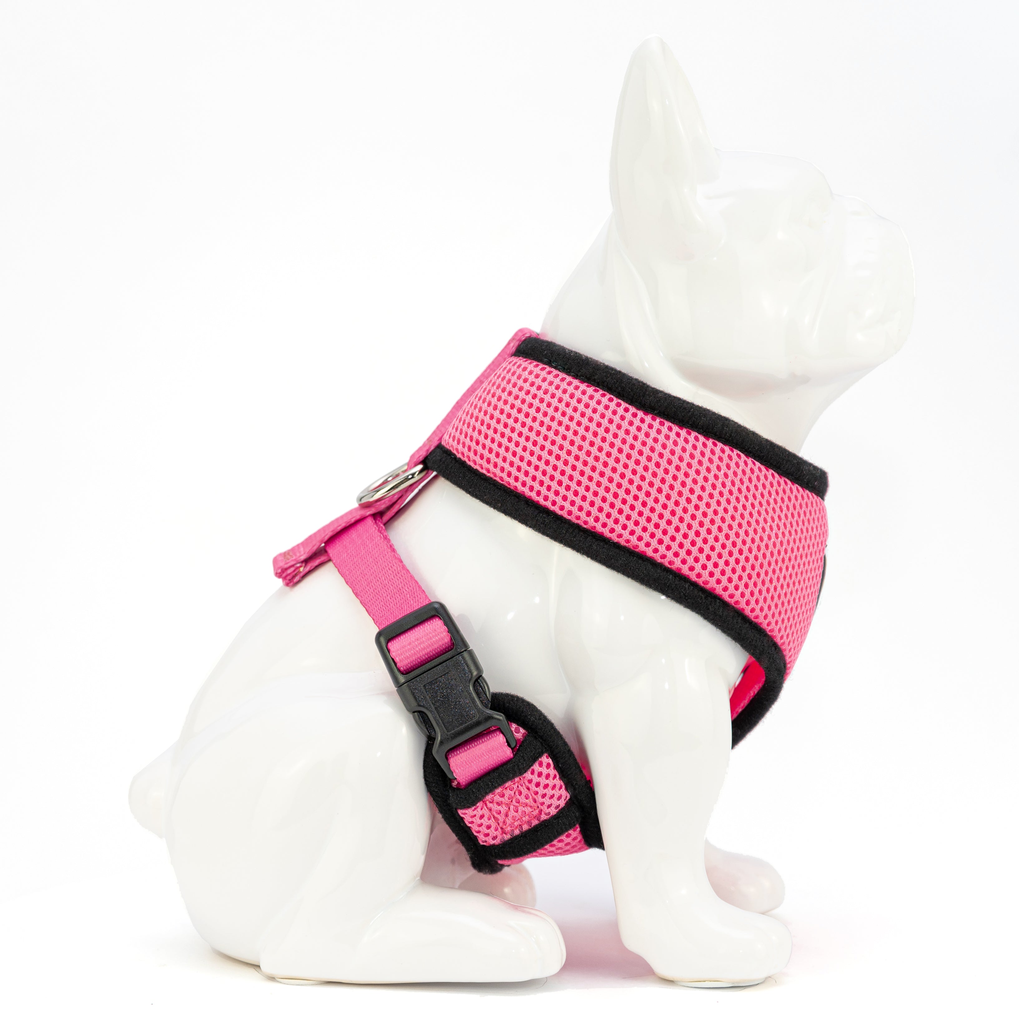 EcoBark Bubblegum Pink Dog Harness - Over-the-Head Dog Vest Halter for Small to Medium Dogs and Puppies
