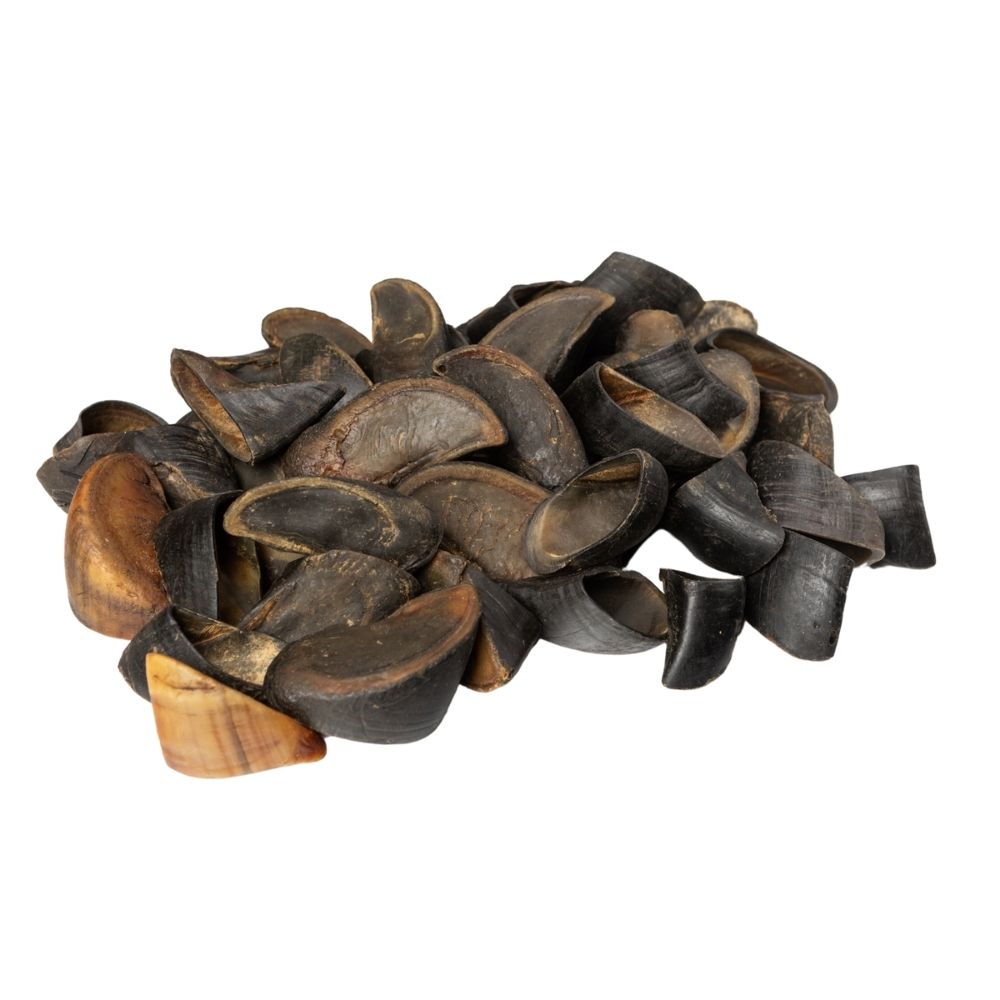 All-Natural Cow Hooves Dog Chews – Premium Crunchy Treats for Dental Health – (25/Case)