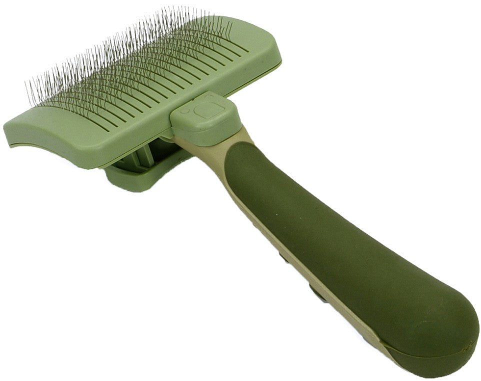 Coastal Pet Safari Dog Self-Cleaning Slicker Brush - Dog Deshedding Brush - Prevents Mats And Tangled Hair - For Dogs With Short Or Long Hair - Small - 7' X 3.6'