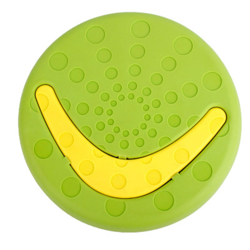 Pet Flying Disc Toy Dog Flying Frisbee Flying Saucer Indestructible Training Toy Interactive Toy Outdoor Activity(D0101HEB83U.)