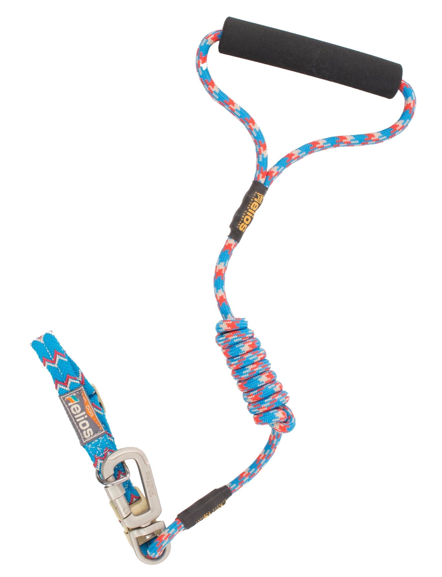 Helios Dura-Tough Easy Tension 3M Reflective Pet Leash And Collar, Small, Blue
