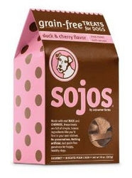 Sojos Grain-Free Dog Treats - Duck & Cherry 10 oz.(D0102H7ELTY.)