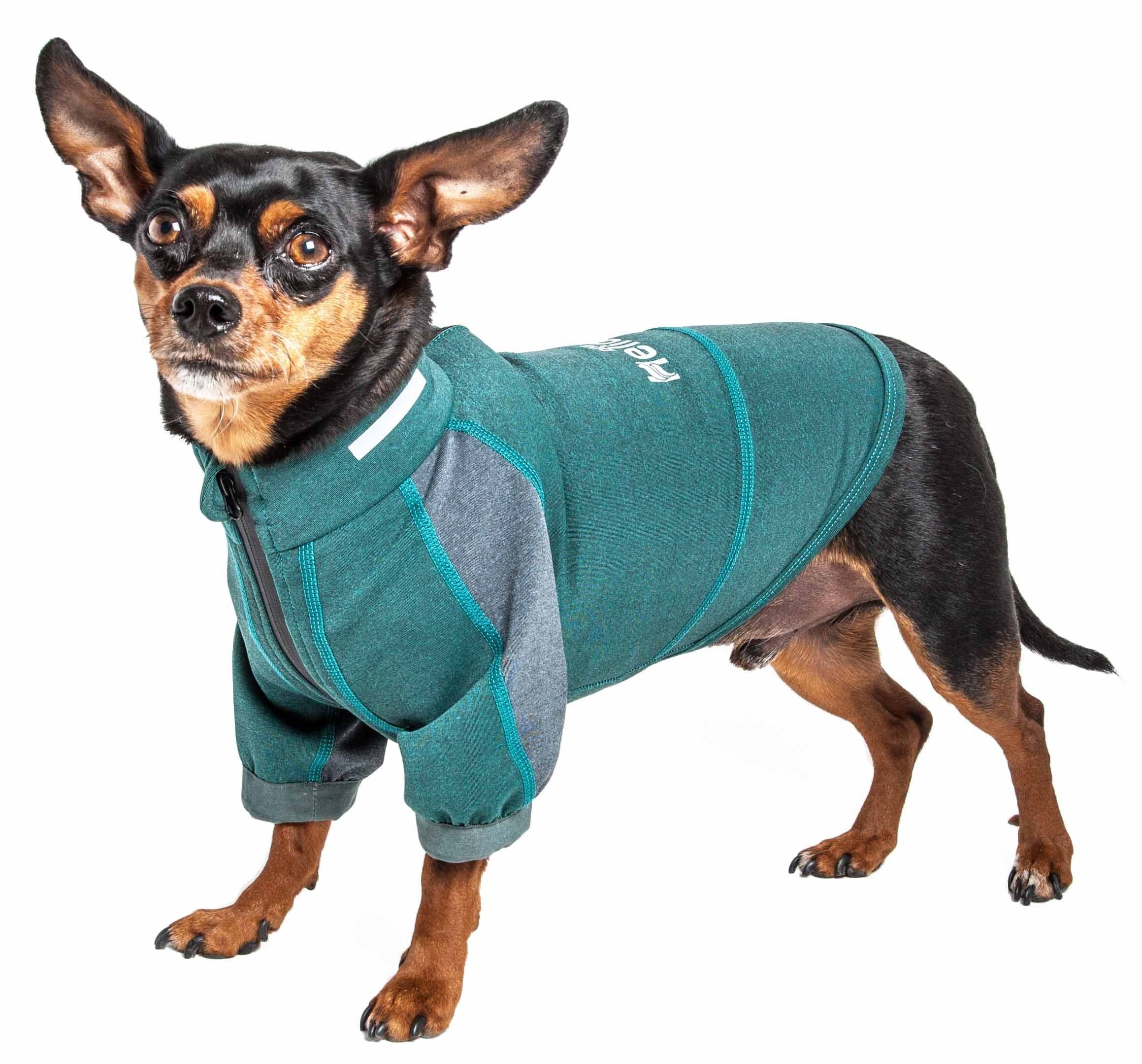 Dog Helios Eboneflow Mediumweight 4Waystretch Flexible And Breathable Performance Dog Yoga Tshirt(D0102H7L3Pu.)