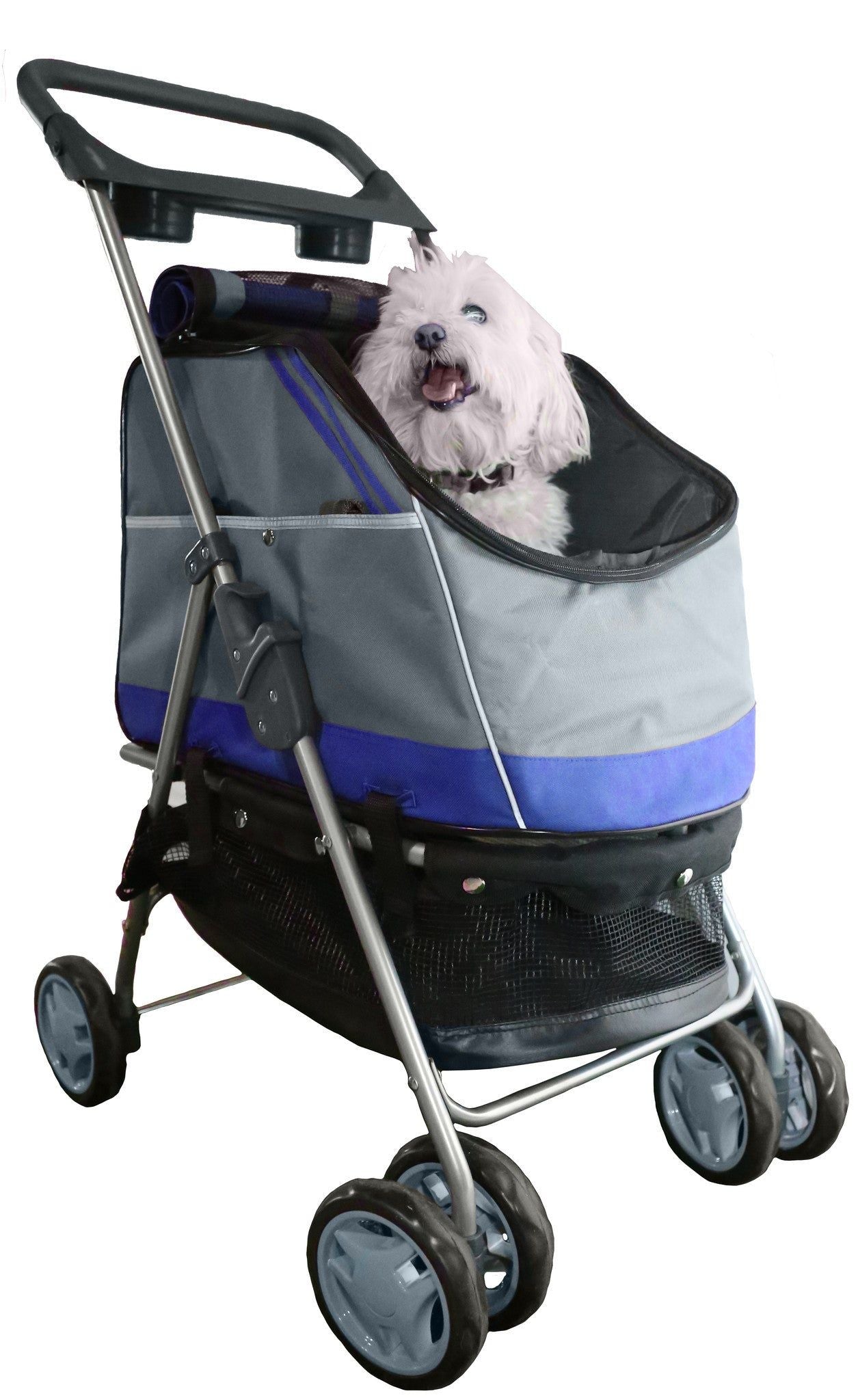 Outdoors Allsurface Convertible Allinone Pet Stroller Carrier And Carseat(D0102H7L82A.)