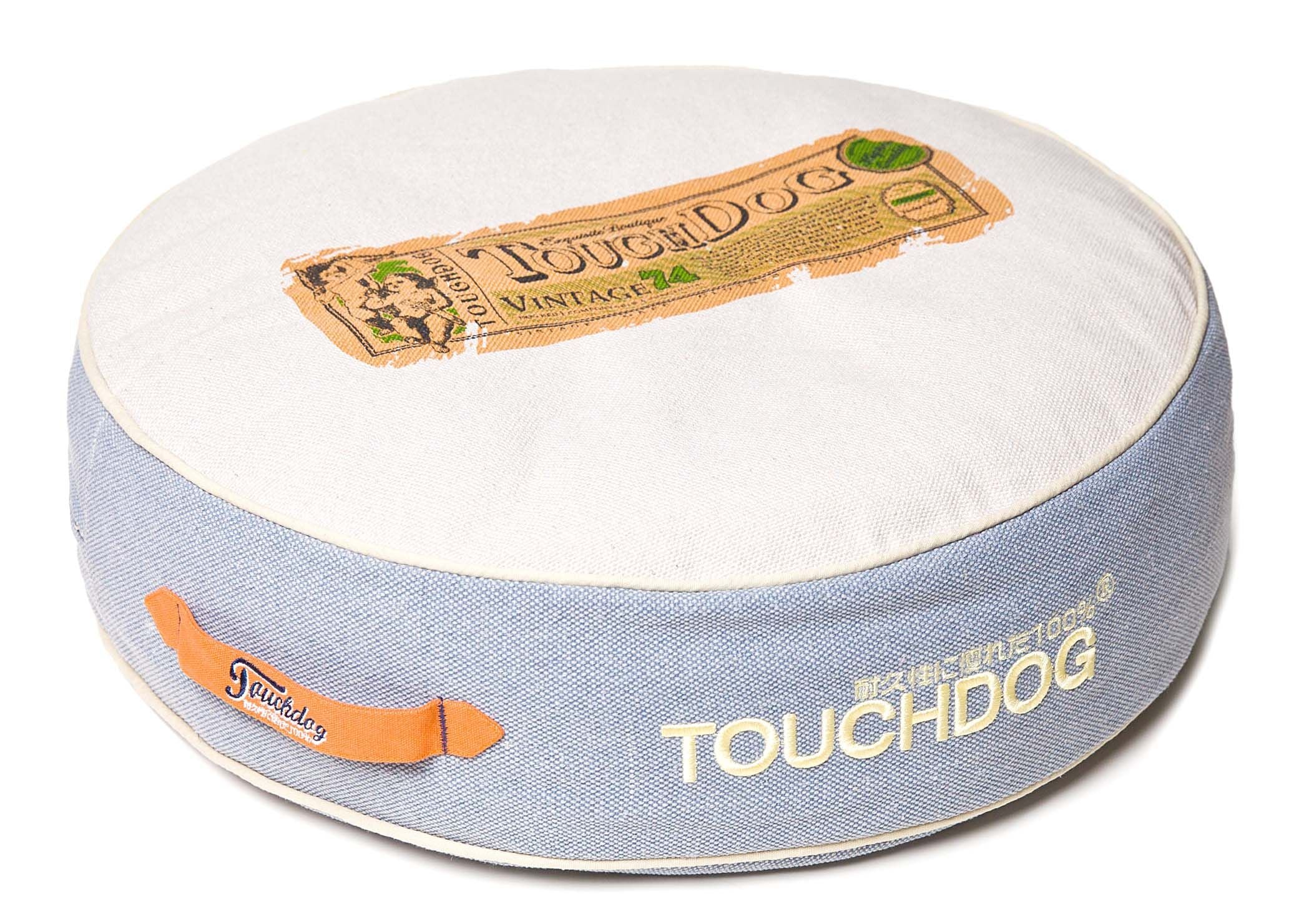 Touchdog Original Surroundview Classical Denimtoned Plush Raised Dog Bed(D0102H7Lkkg.)