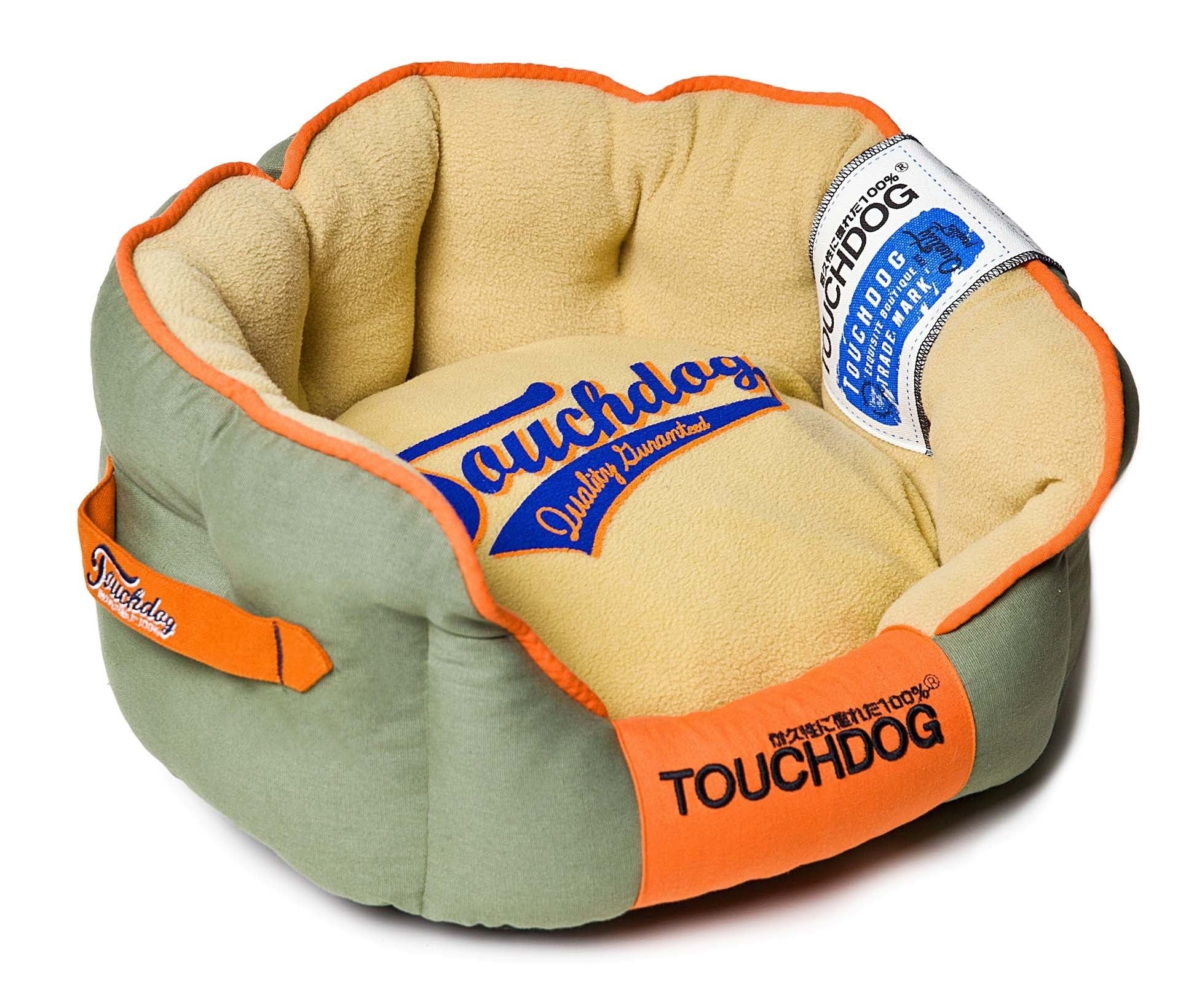 Touchdog Original Castlebark Ultimate Rounded Premium Dog Bed(D0102H7Lklu.)